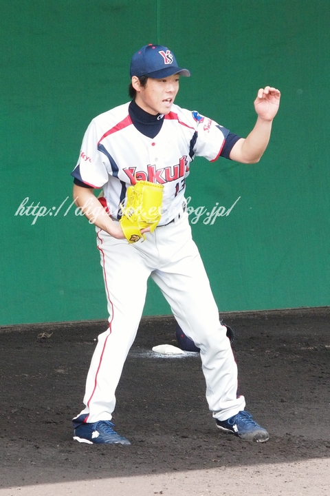 YSキャンプ　ルーキー太田裕哉投手_e0222575_17414566.jpg