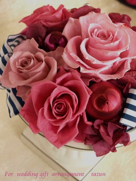 ご結婚のお祝いつづきます。。_d0144095_15434280.jpg