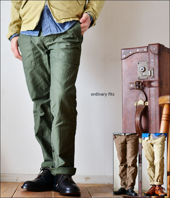 人気定番の [オーディナリー fits ordinary フィッツ] PANTS FATIGUE パンツ