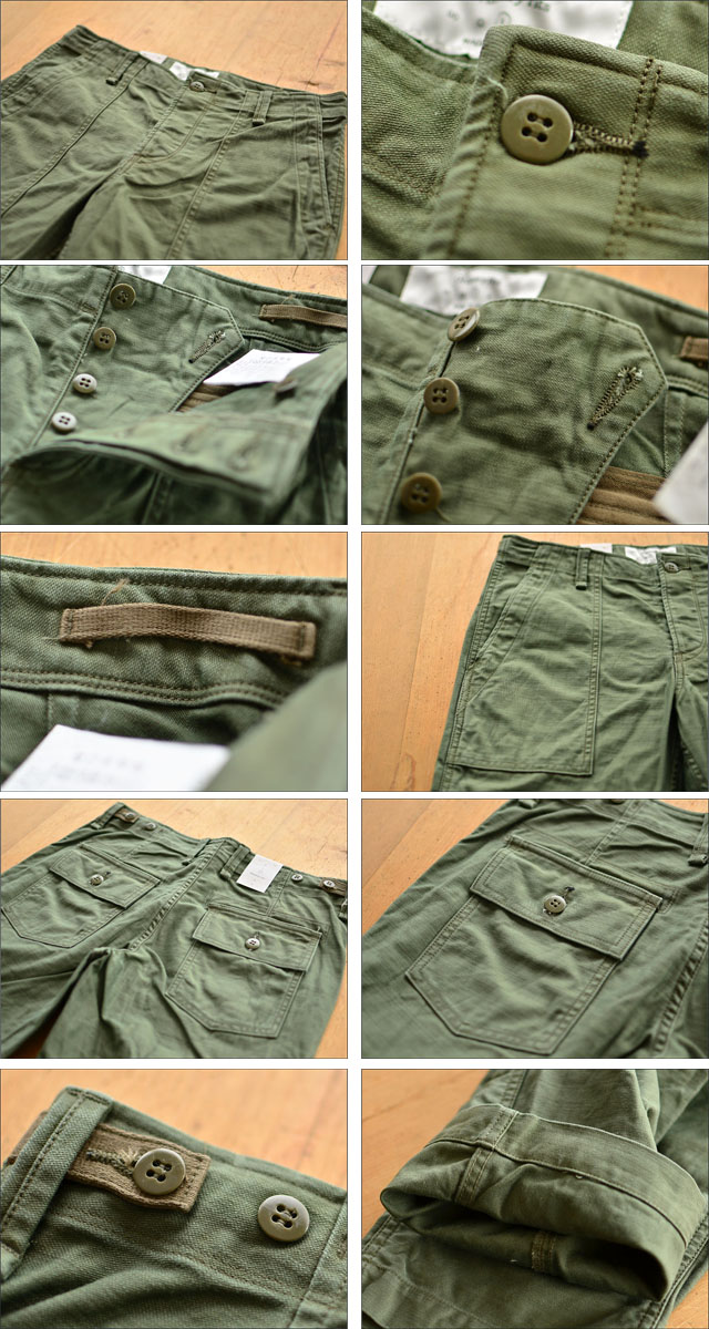 ordinary fits [オーディナリー フィッツ] FATIGUE PANTS