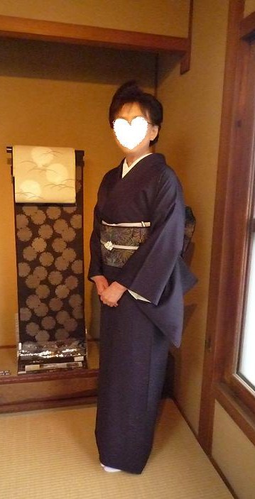 色無地を綺麗に着こなしていらっしゃったお客様。_f0181251_18293457.jpg