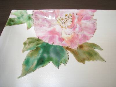 丹澤裕子さん 芙蓉文角大皿 _c0204333_15594765.jpg