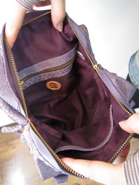 ロビタ / ROBITA    R121-027 パイソン　MINI　BAG_e0076692_19233326.jpg