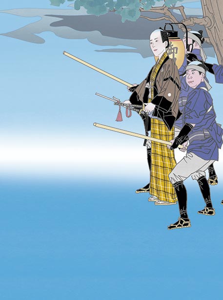 着流しに二本差し わくわく挿絵帖