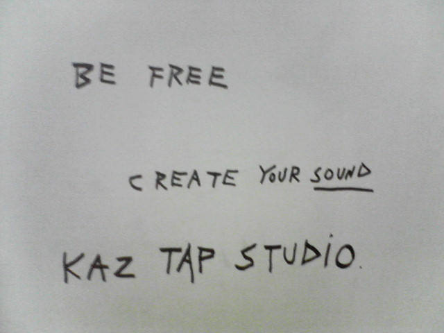 Happy Birthday to \"KAZ TAP STUDIO\" 祝４歳！_f0137346_4064.jpg