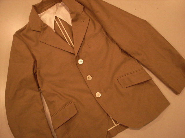 \"TheThreeRobbers OX JACKET for men BEIGE/ORDER\"ってこんなこと。_c0140560_11585595.jpg