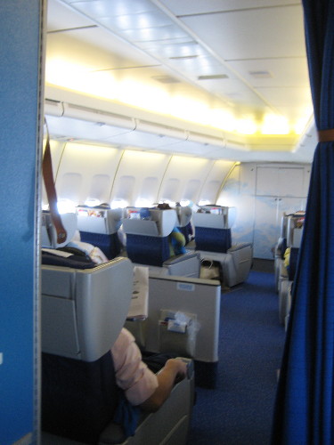 09年9月ブリュッセル アムステルダム旅行21 Klmオランダ航空 ビジネスクラス ちいさい旅とおいしいごはん