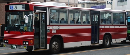 羽後交通 日野KC-HU3KPCA +日野車体_e0030537_1543694.jpg