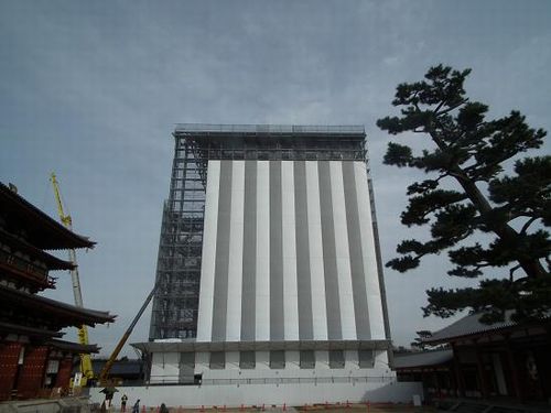 「薬師寺東京別院」で「東塔の修理部分」パネル展示（#2）_f0120102_13324678.jpg