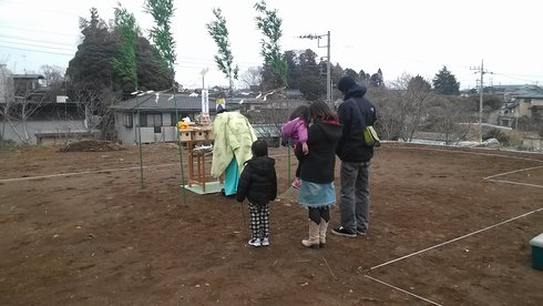 土浦市内で地鎮祭がありました。_a0059217_8344545.jpg