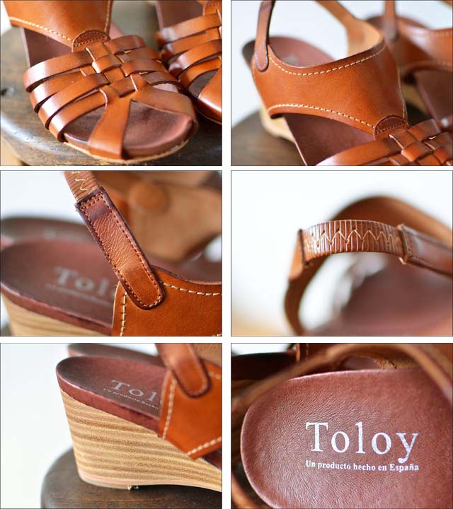◯2012年 春夏の新入荷◯Toloy[トロイ] オープントゥー ウェッジ