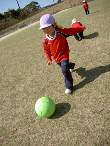 春野でサッカー体験をしました!!（年少）_c0194522_1973640.jpg