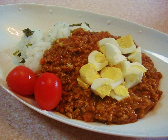 キーマーカレー_e0126576_1761447.jpg