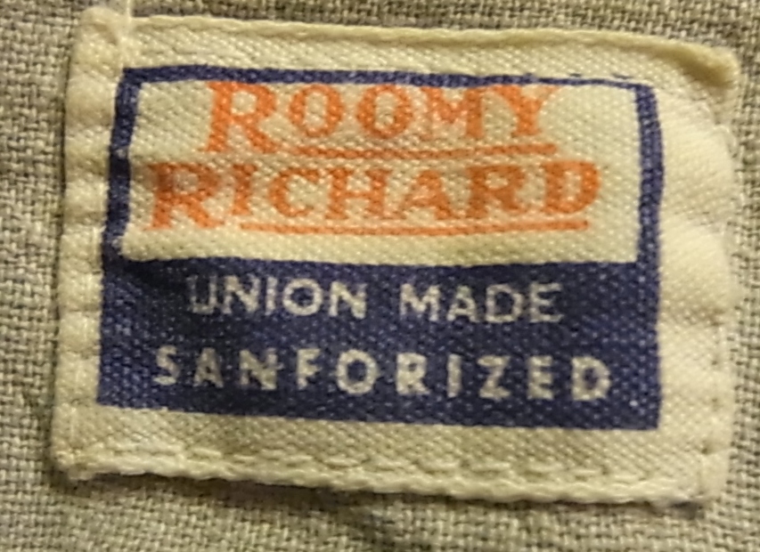 40s Roomy Richard シャンブレーシャツ ガチャポケ ヴィンテージ 40s Roomy Richard シャンブレーシャツ ガチャポケ ヴィンテージ