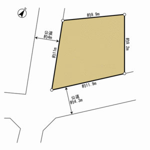 三浦郡葉山町　木古庭　売土地　9,000,000円_f0201777_1836565.gif