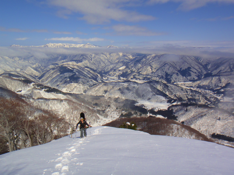 2012/02/29 Backcountry Snowboarding in 野谷荘司山_b0220886_13353253.jpg