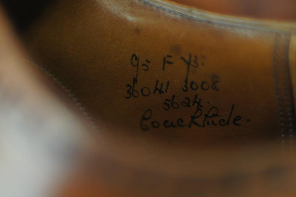 Vintage50年代Church's/チャーチ73ラスト「Coach hide」ウイング