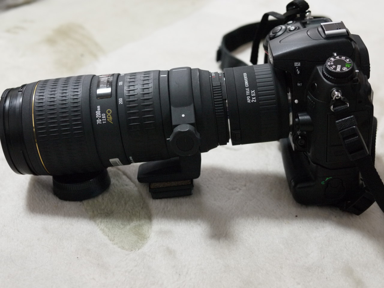 SIGMA 70-200 2.8 APO HSM テレコンx2付き