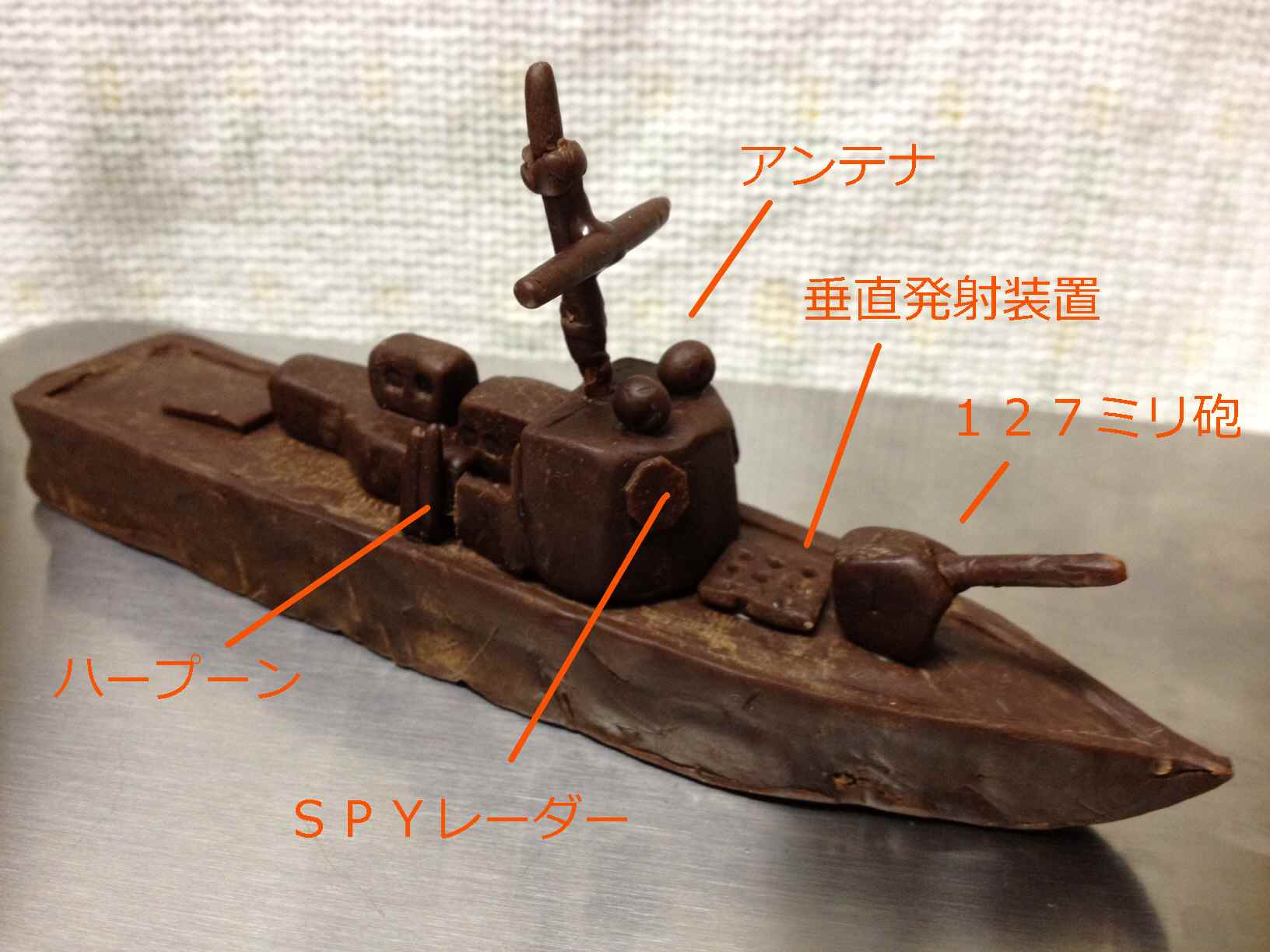 ☆イージス艦ケーキ☆_a0107782_21143480.jpg