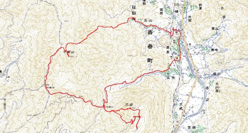 ５０１回目の山歩きは　筑豊の牛斬山～香春岳　三ノ岳_c0077338_6114055.jpg