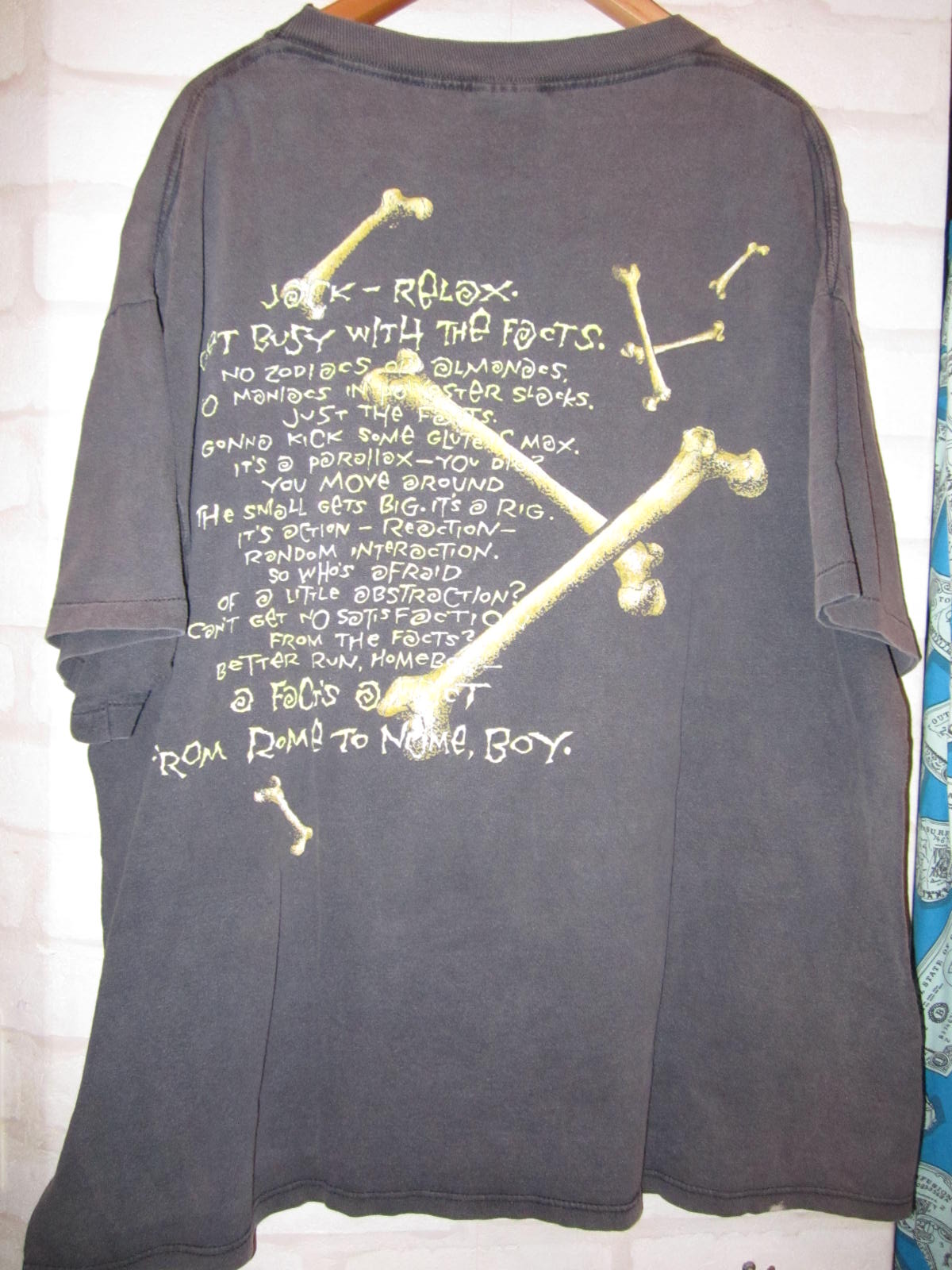 rush (ラッシュ)　ROLL THE BONE Tシャツ 91年　PUSHEAD_f0181819_1934268.jpg