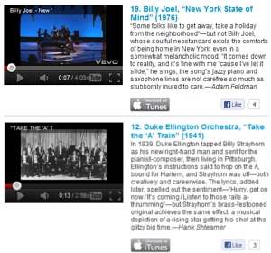 ニューヨークにちなんだ100曲ランキング発表!!! 100 best NYC songs_b0007805_11574977.jpg