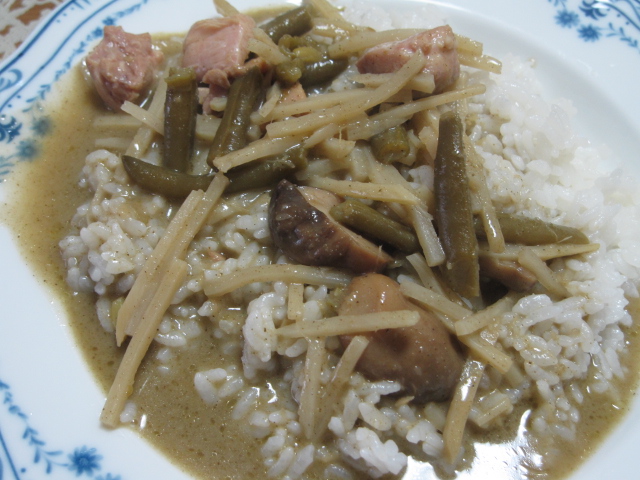 3/13夜勤明け エスビー食品「タイ風グリーンカレー」¥175_b0042308_17103866.jpg
