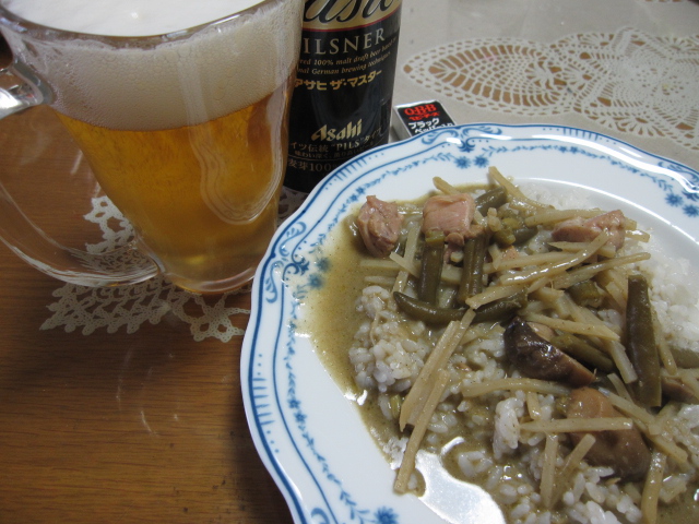 3/13夜勤明け エスビー食品「タイ風グリーンカレー」¥175_b0042308_1791370.jpg