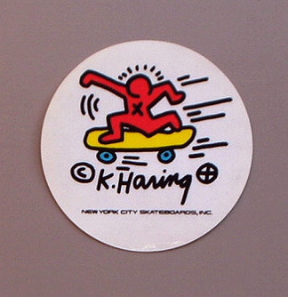 キース ヘリングのステッカー Keith Haring Skateboard Stickers ガレリア イスカ通信