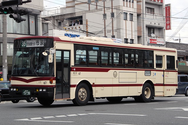 京都バス 富士重工７e 日産ディーゼル 特定 路線兼用 撮影劇場