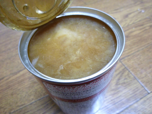 キャンベル 濃縮缶スープ　オニオングラタンスープ_c0152767_0384067.jpg