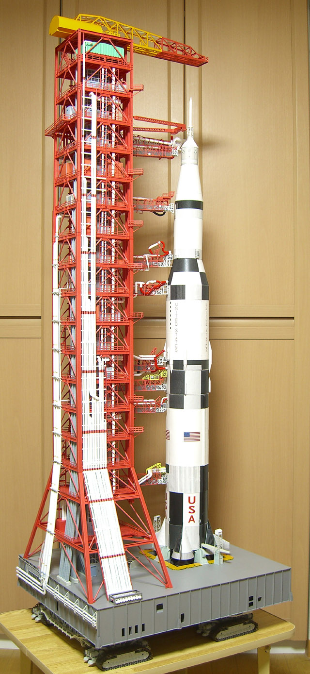 Lc 39 Apollo Saturn V Mobil Launcher Launch Umbilical Tower マニュアルコマンド運用中