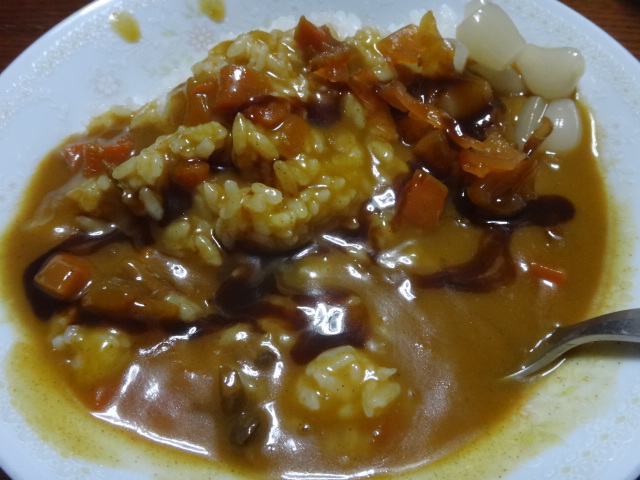 焼き鮭、カレーライス、鶏もも肉の甘辛焼き、舞茸ご飯です。_c0225997_2146489.jpg