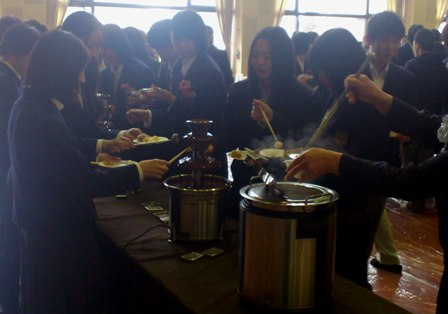 卒業式「謝恩会」_b0237604_1529619.jpg