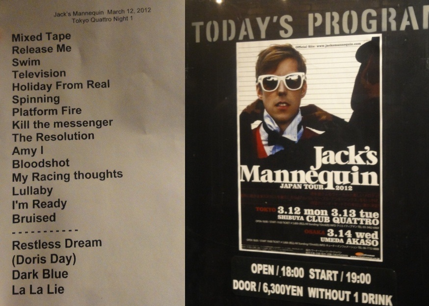 JACK’S MANNEQUIN@Shibuya Club Quattro（3/12）_c0024243_212992.jpg