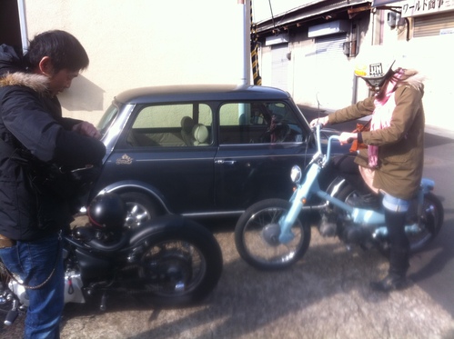 スーパーカブカスタム トメ様号納車!_a0164918_22134943.jpg