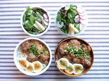 3月21日　甘酢ダレ唐揚げ丼弁当_e0216352_12322273.jpg