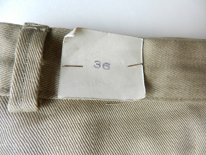 French 50\'s chino pants dead stock_f0226051_14434073.jpg