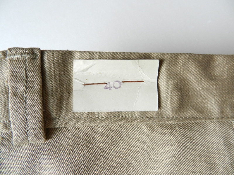 French 50\'s chino pants dead stock_f0226051_14462143.jpg
