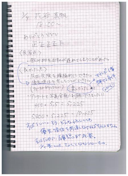 個人日報 山見さんの実践報告 飲食店で働く人のライフスタイル向上委員会 岡田直明のブログ Lifestyle Improvement Committee