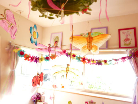 子供部屋のガーランド こどものにわ 子供部屋のガーランド こどものにわ