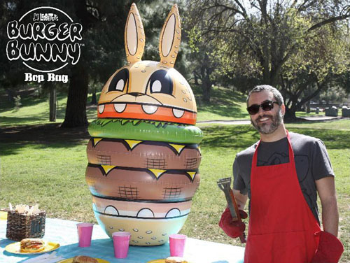 Joe Ledbetterの風船Burger Bunny_a0077842_7221917.jpg