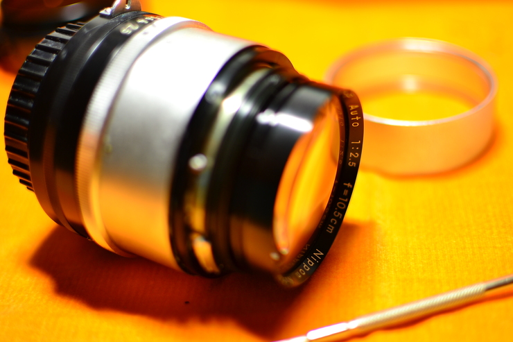 nikkor P auto10.5cm f2.5 メンテナンス : Old-fashioned blog