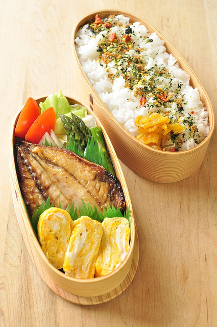 鯵の干物弁当_b0171098_825930.jpg