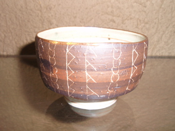 岡晋吾 one hundred choco 旅茶碗に・・・_b0132442_1858118.jpg