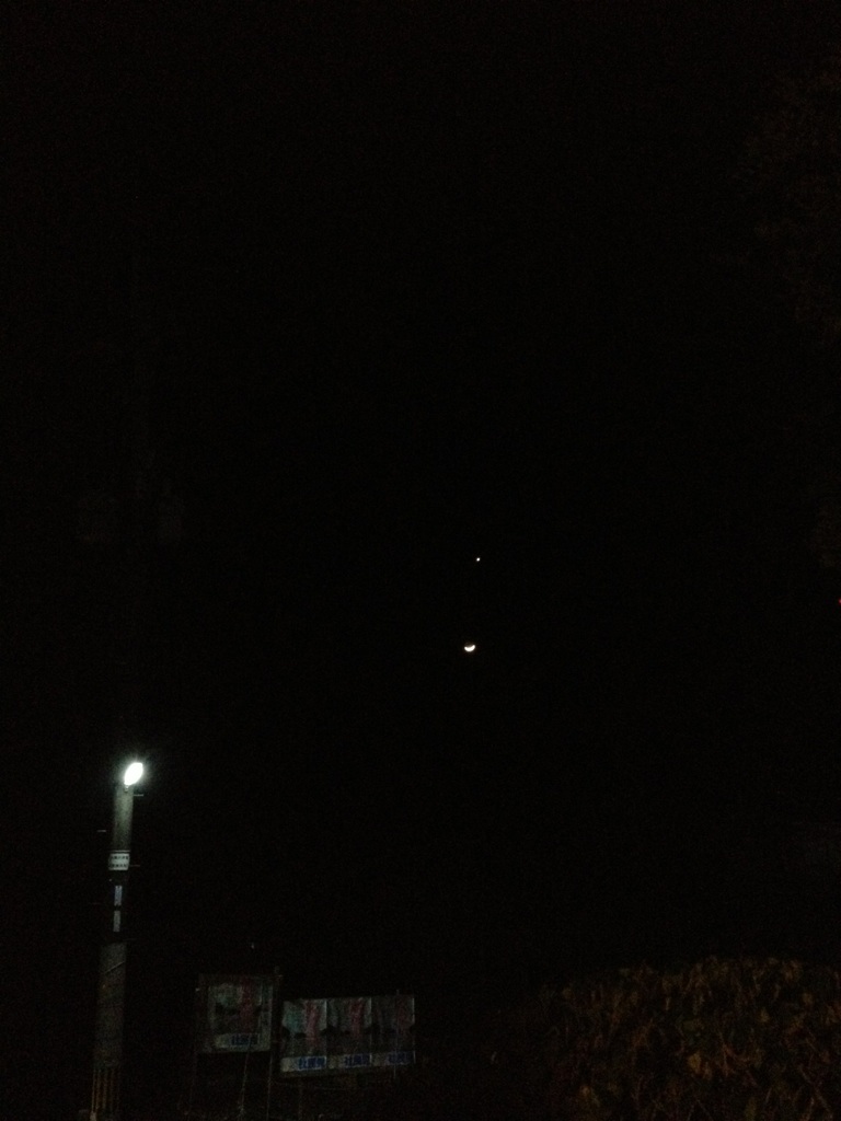 金星、月、木星。_f0089355_20302645.jpg