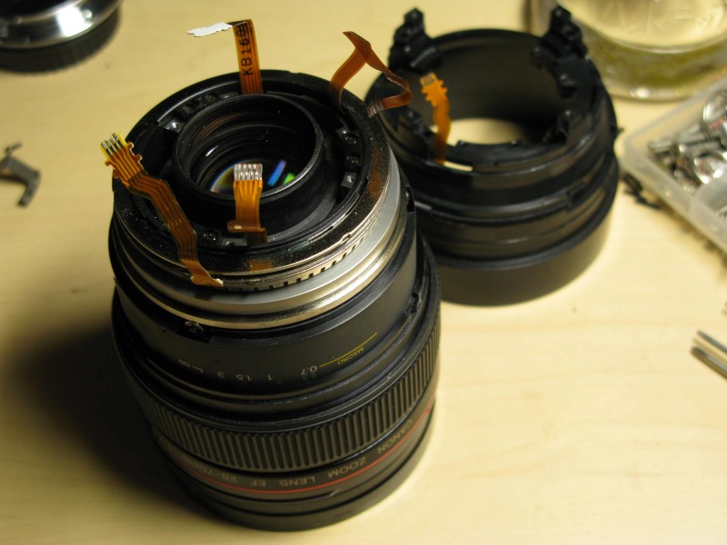 【部品取り】【研究用】EF 28-70mm F2.8 L EF28-70mm F2.8L ガタツキ分解修理！ : カメと、テツと、ときどき…。
