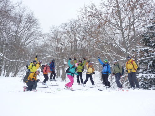羊蹄山テレマークスキーツアー_d0198793_1922378.jpg