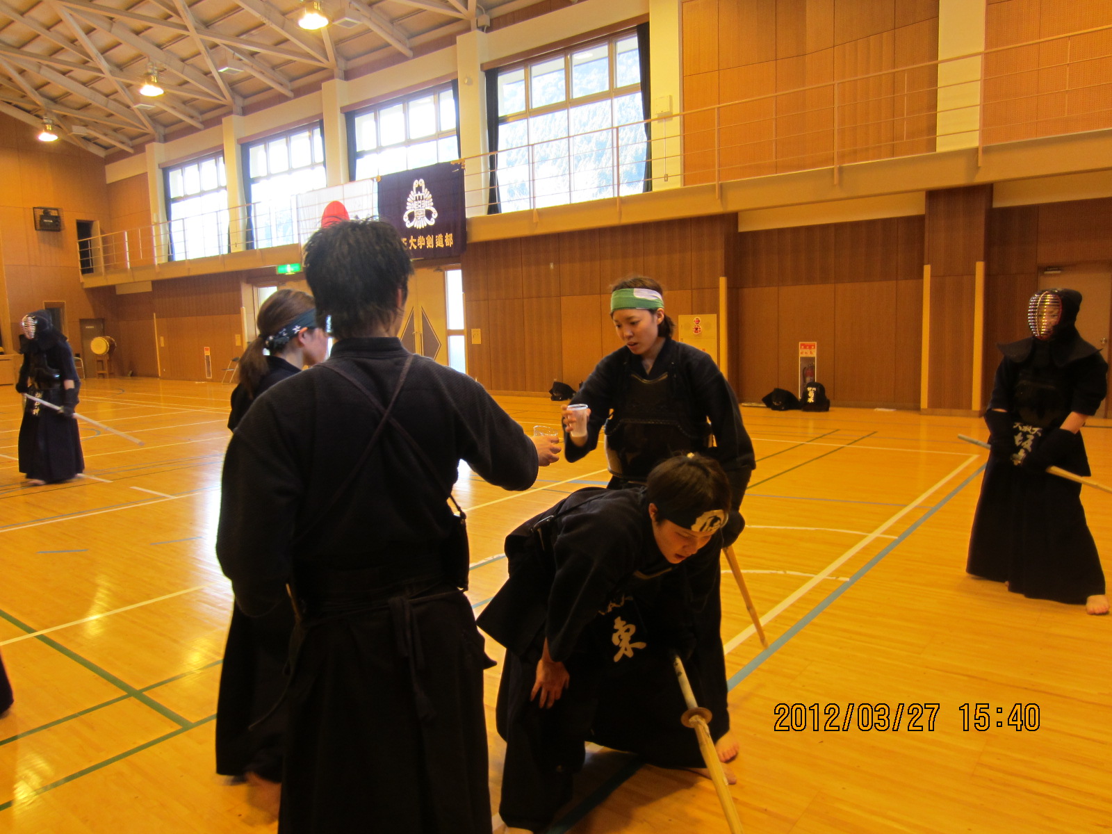 埼玉大学春合宿にて 浅見の独り言 埼玉大学春合宿にて 浅見の独り言