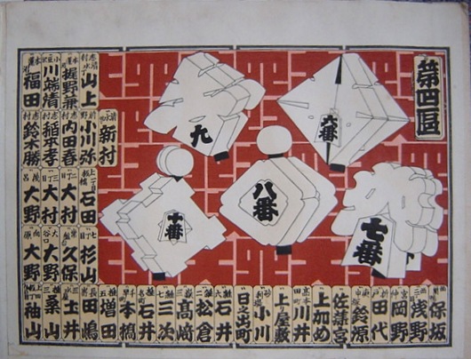 江戸消防増設纏集 2012年3月号の5 : 植村七之助納札貼り込み帖